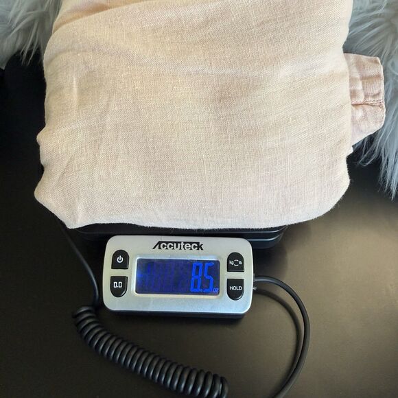 Zara Small 100% Linen Pink Cropped Oversized Button Down Dolman Top Beach Travel - Picture 10 of 10